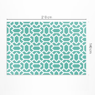 Vinyl carpet Mosaic of irregular tiles