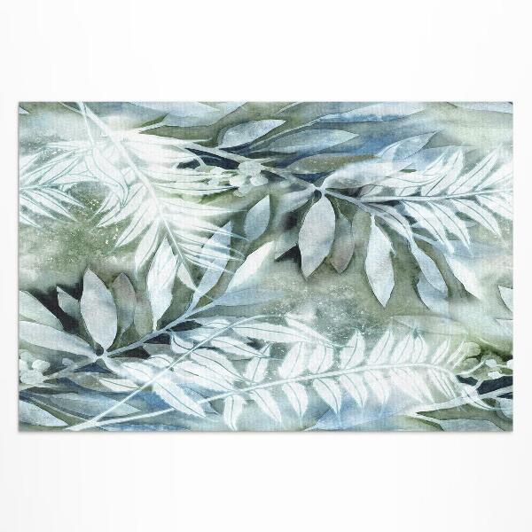 Vinyl carpet Watercolor watercolor leaves delicate branches