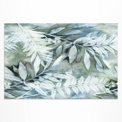 Vinyl carpet Watercolor watercolor leaves delicate branches