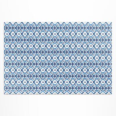 Vinyl carpet Spanish mosaic decorative pattern