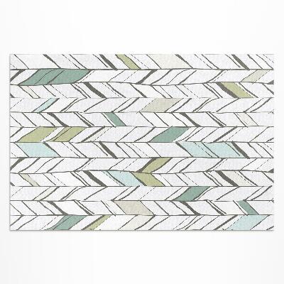 Vinyl carpet Abstract herringbone Indian style