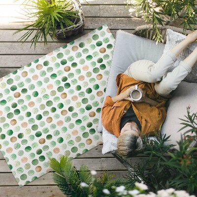 Vinyl carpet Watercolor painted dots boho circles