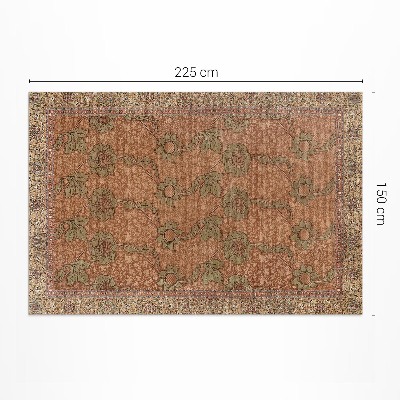 Vinyl carpet Vintage wild flowers