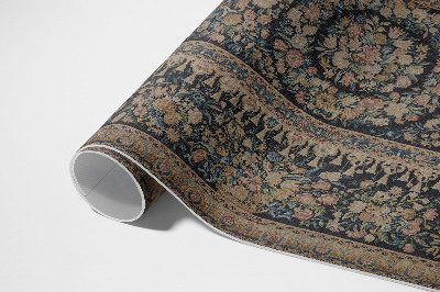 Vinyl carpet Decorative floral pattern in antique style