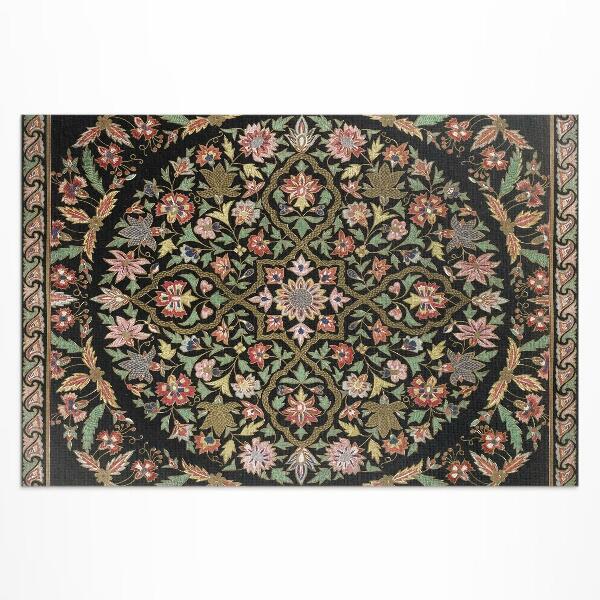 Vinyl carpet Colorful hippie pattern