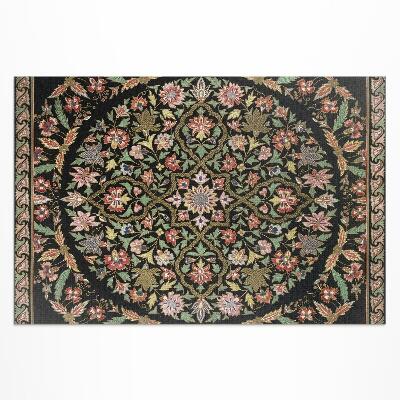 Vinyl carpet Colorful hippie pattern