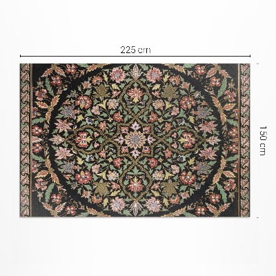 Vinyl carpet Colorful hippie pattern