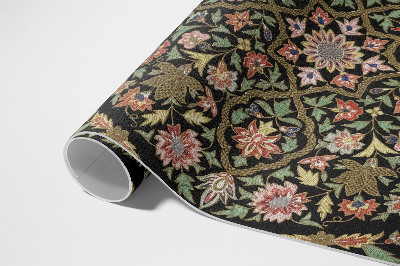Vinyl carpet Colorful hippie pattern