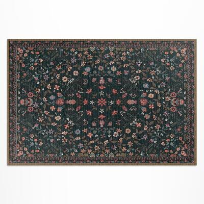 Vinyl carpet Delicate colorful floral pattern