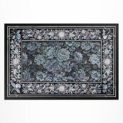 Vinyl carpet Old floral bouquet