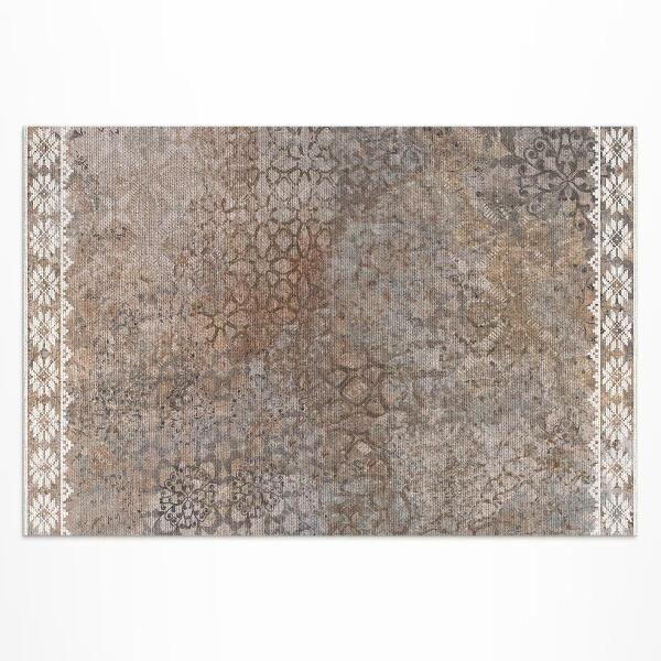Vinyl carpet Art aged dusty print