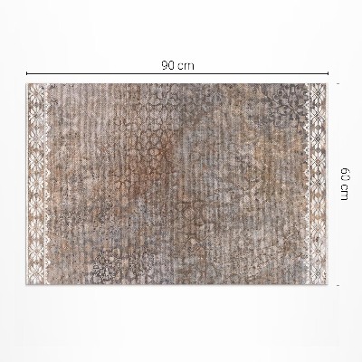 Vinyl carpet Art aged dusty print