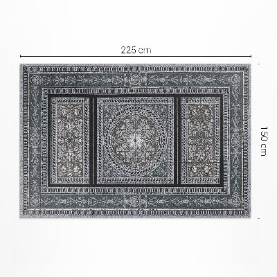 Vinyl carpet Ornamental and geometric