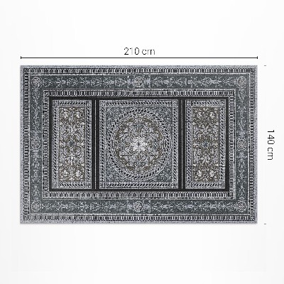 Vinyl carpet Ornamental and geometric