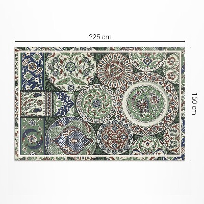 Vinyl carpet Mandalas by Albert Racinet