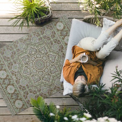 Vinyl carpet Sir Matthew Digby Wyatt hippie pattern