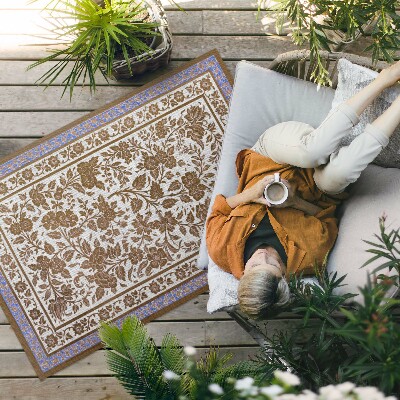 Vinyl carpet Sir Matthew Digby Wyatt botanical pattern