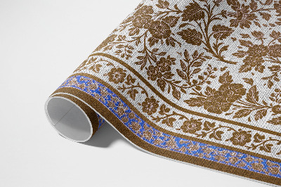 Vinyl carpet Sir Matthew Digby Wyatt botanical pattern