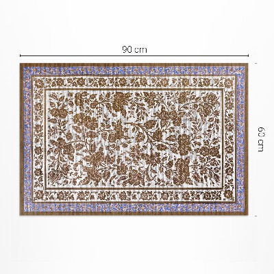 Vinyl carpet Sir Matthew Digby Wyatt botanical pattern