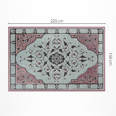 Vinyl carpet Sir Matthew Digby Wyatt rose ornament