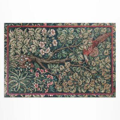 Vinyl carpet William Morris pheasant