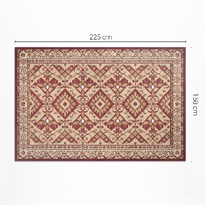 Vinyl carpet Ornamental motif in old vintage style