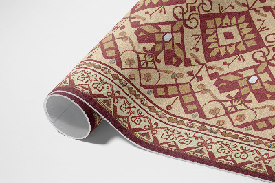 Vinyl carpet Ornamental motif in old vintage style