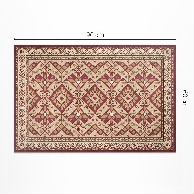 Vinyl carpet Ornamental motif in old vintage style