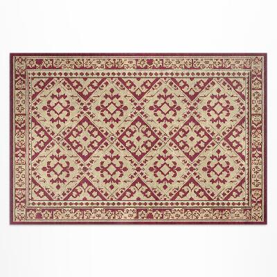Vinyl carpet Regular motif in old vintage style