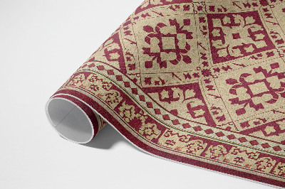 Vinyl carpet Regular motif in old vintage style
