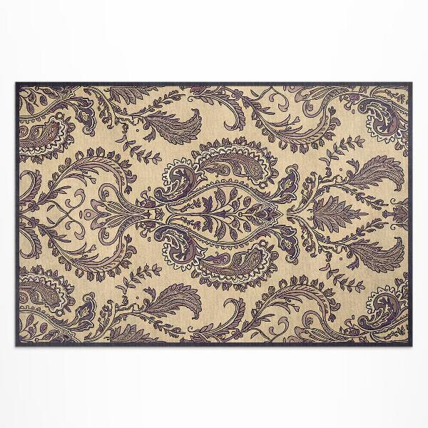 Vinyl carpet Old vintage decorative ornament