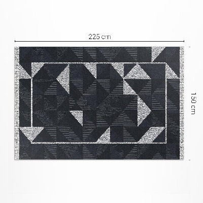 Vinyl carpet Vintage geometric pattern mosaic