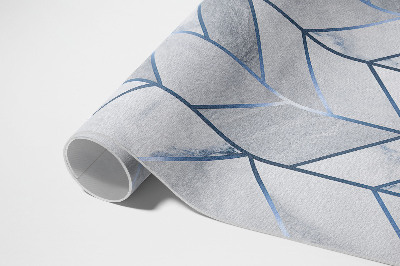 Vinyl carpet Geometric lines on light glamor marble