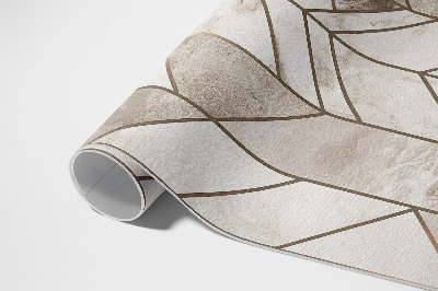 Vinyl carpet Regular lines on glamor stone marble