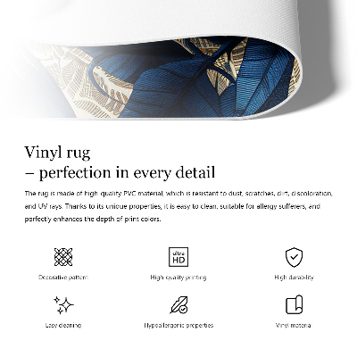Vinyl carpet Regular lines on glamor stone marble