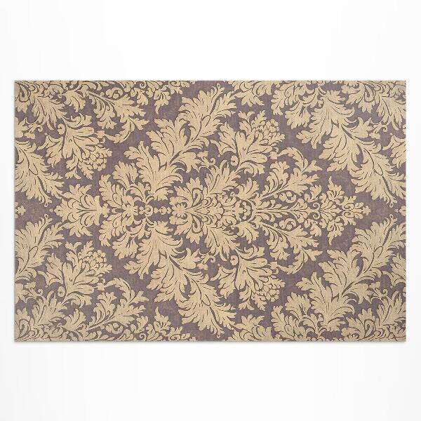 Vinyl carpet Elegant vintage rich floral ornament