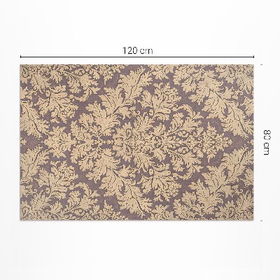 Vinyl carpet Elegant vintage rich floral ornament