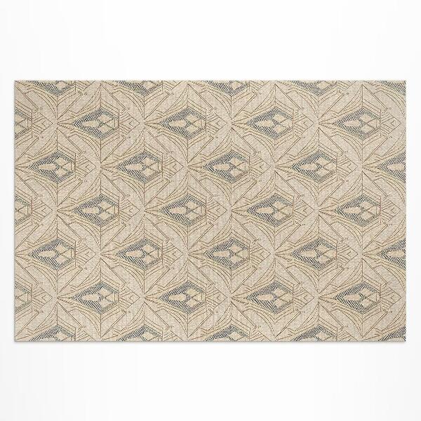 Vinyl carpet Vintage geometric pattern