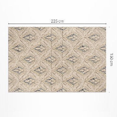 Vinyl carpet Vintage geometric pattern