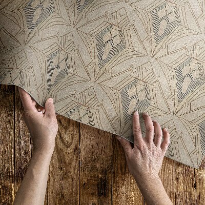 Vinyl carpet Vintage geometric pattern