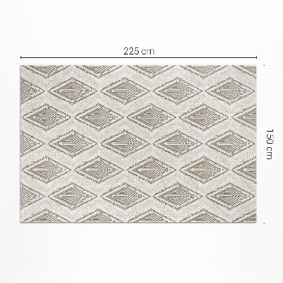 Vinyl carpet Regular geometric pattern ornament
