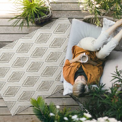Vinyl carpet Regular geometric pattern ornament
