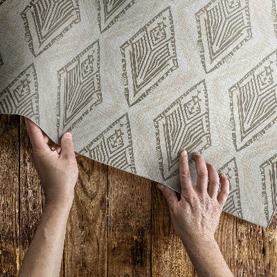 Vinyl carpet Regular geometric pattern ornament