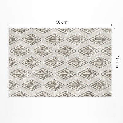 Vinyl carpet Regular geometric pattern ornament