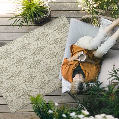 Vinyl carpet Delicate elegant Art Deco style pattern