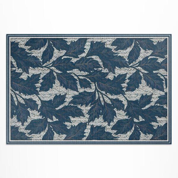 Vinyl carpet Vintage decorative leaves