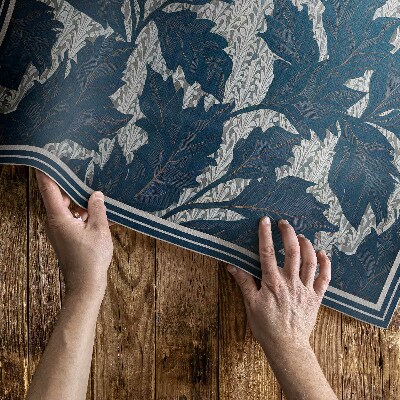 Vinyl carpet Vintage decorative leaves