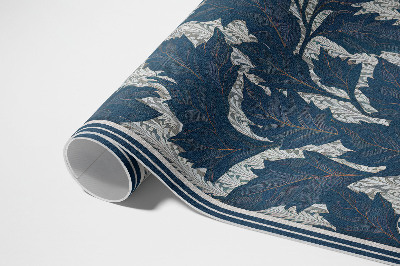 Vinyl carpet Vintage decorative leaves