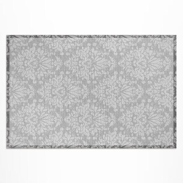 Vinyl carpet Vintage style plant ornament