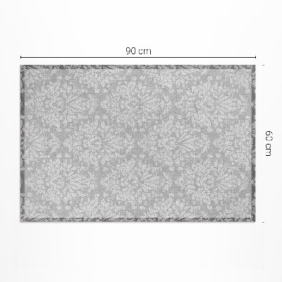 Vinyl carpet Vintage style plant ornament